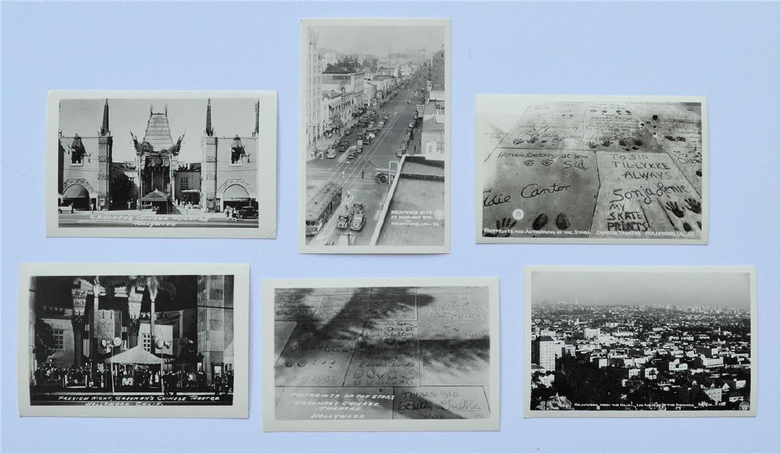 Lot of 6 1930 Hollywood California Grauman Theater (1 of 1)