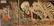 Utagawa Kuniyoshi Woodblock Takiyasha Witch Skeleton