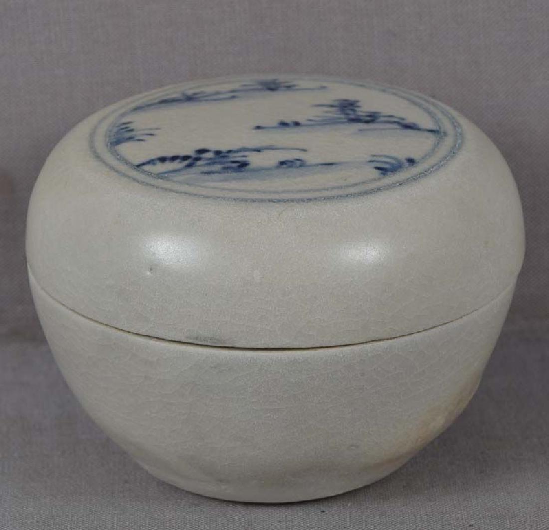 Antique Vietnamese Ceramic Hoi an Shipwreck Box, 15th C (1 of 6)