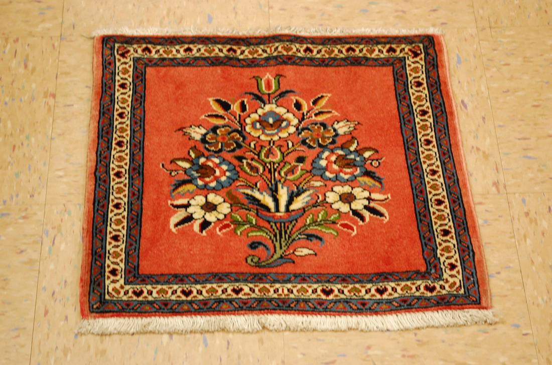 Etailed Design Persian Sarouk Rug 1.8x1.8 (1 of 6)