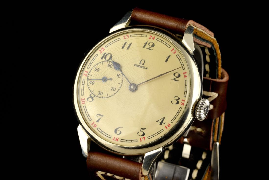 Unique Omega Stainless Steel Manual Watch (1 of 10)