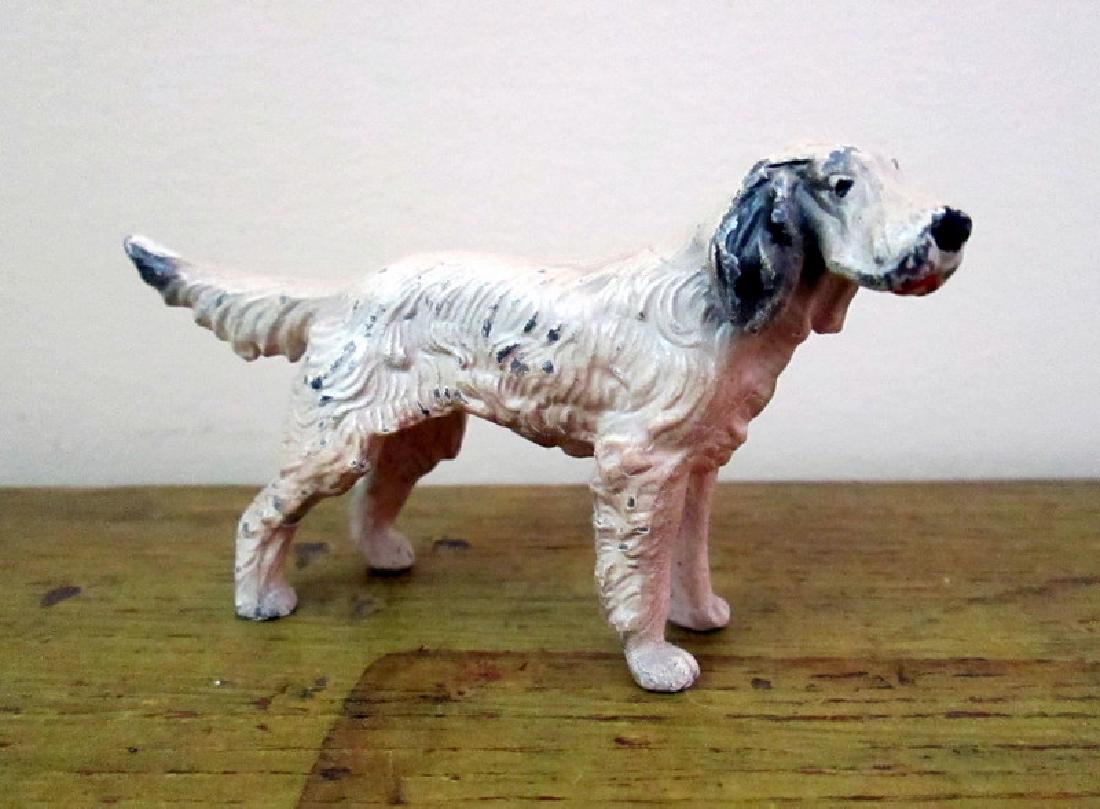 Vintage Small Cast Metal Setter Dog (1 of 6)