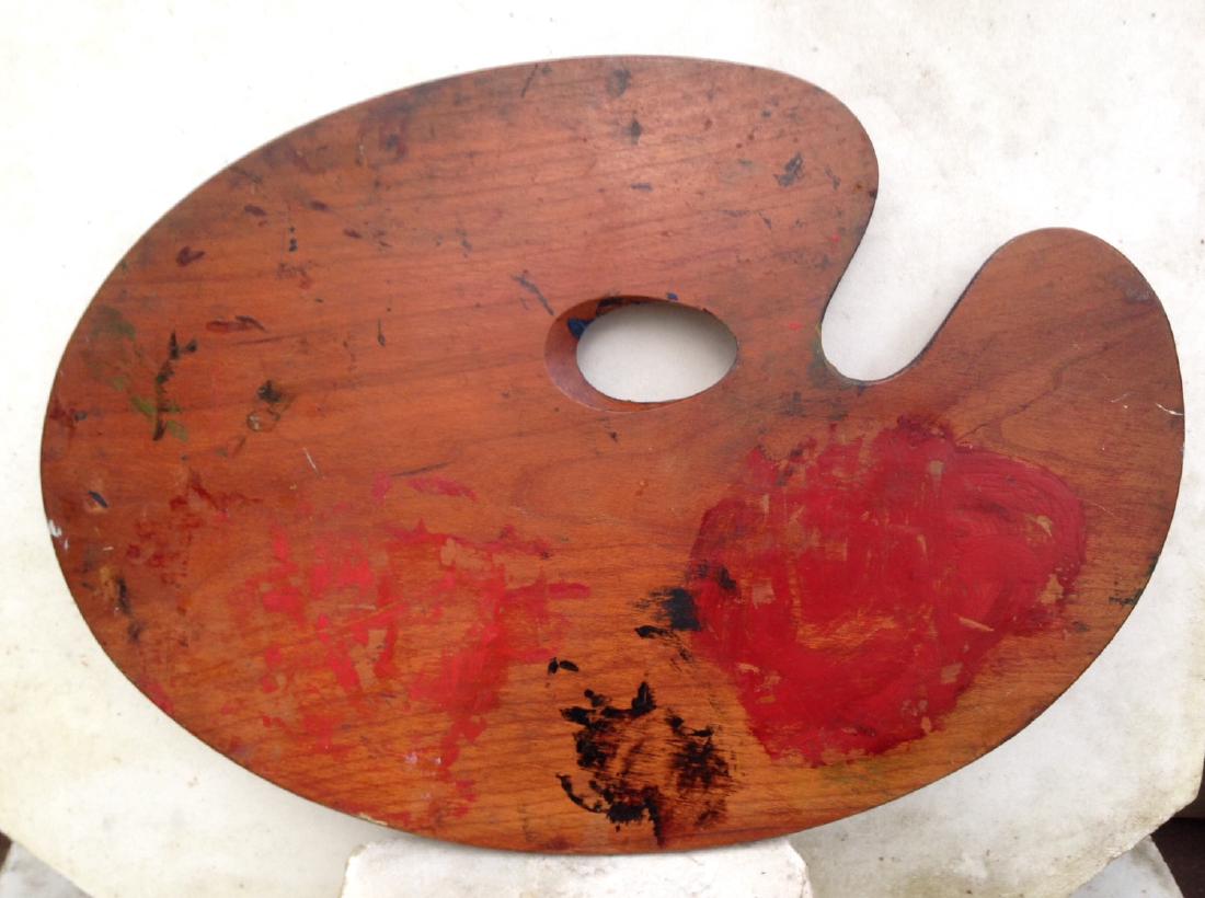 19th Century Mahogany Painters Pallet
