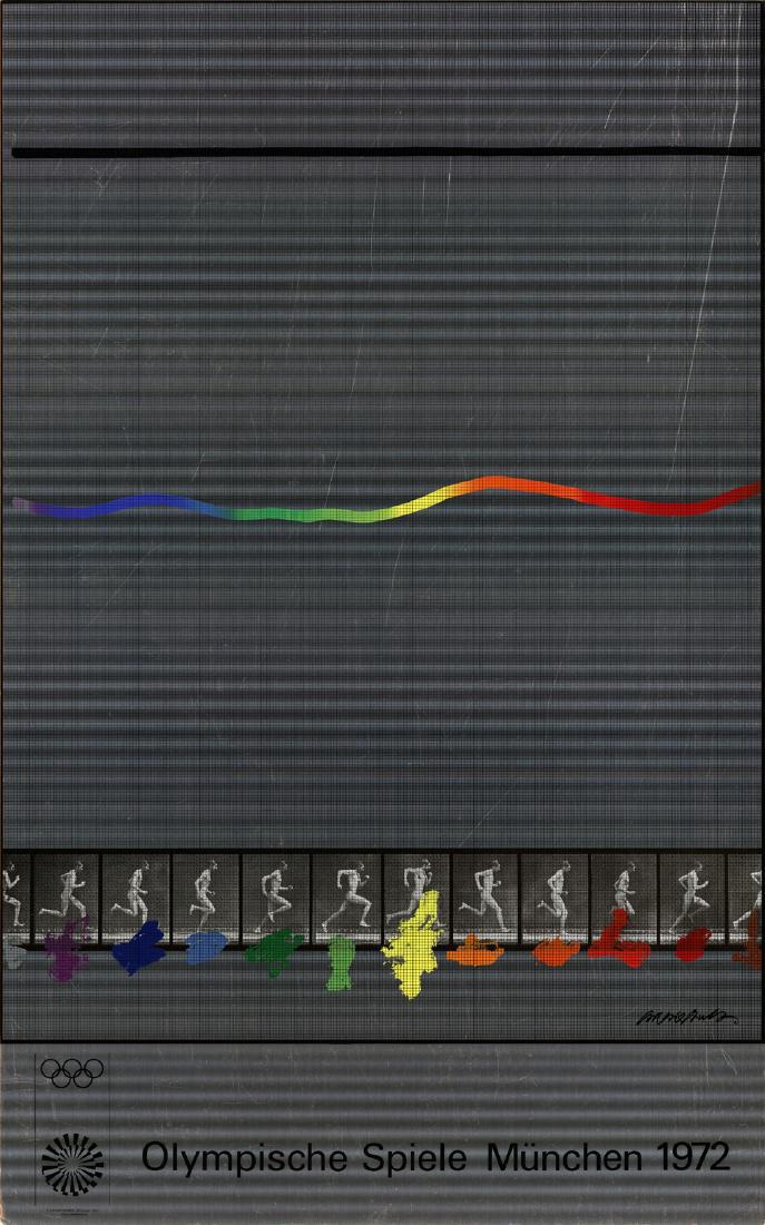 5 Assorted 1972 Munich Olympic Posters (1 of 5)