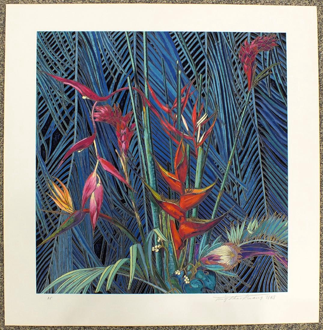 Ting Shao Kuang Serigraph Flowers of Paradise (1 of 1)