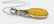 Sterling Silver Yellow Jade Monkey Design Pendant - 2