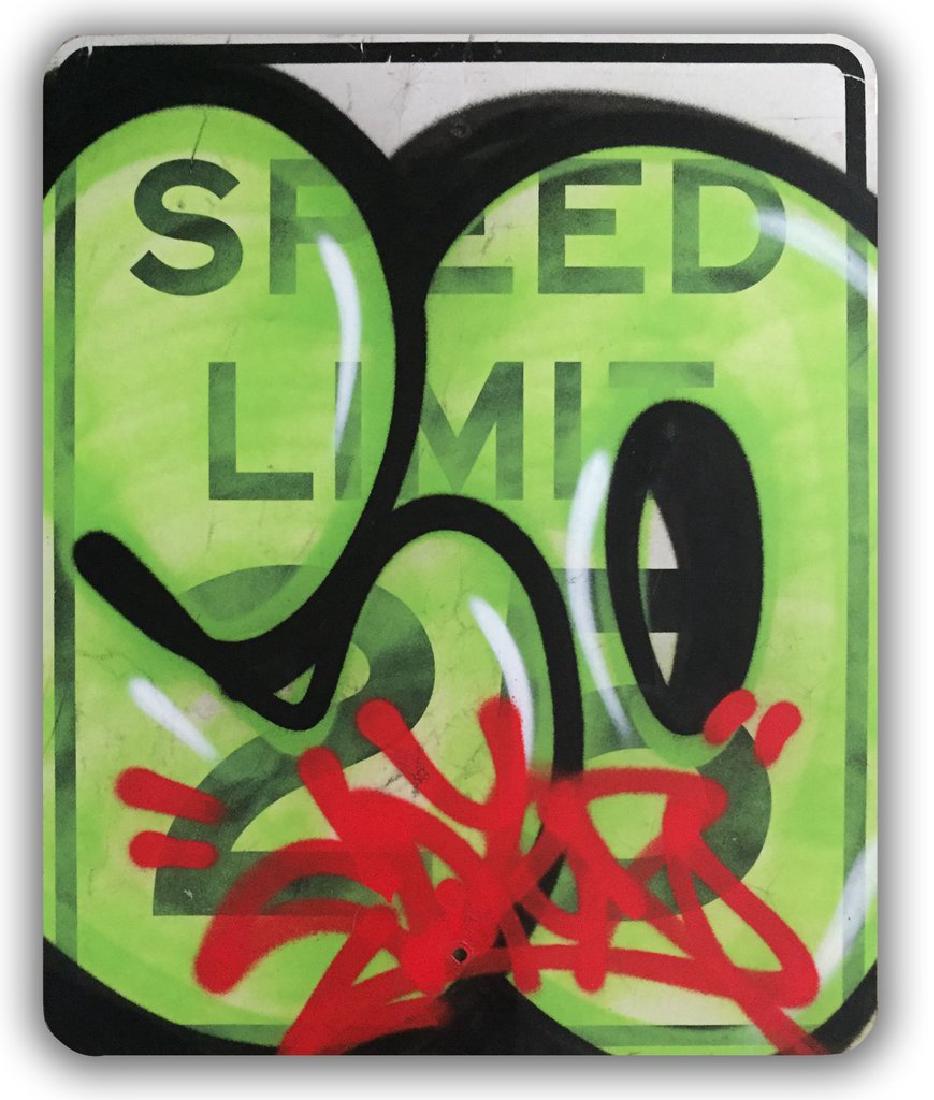 COPE2 - "Speed Limit" 24" x 30" Metal Sign (1 of 3)