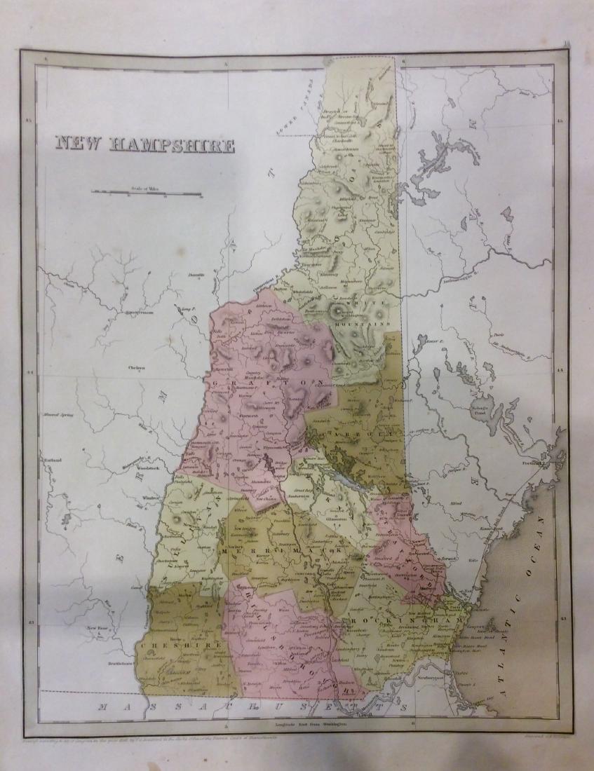 Bradford: Antique Map of New Hemisphere, 1838: Title/Content of Map: New Hemisphere by Bradford Date Printed: 1838/1841 Cartographer: Thomas G. Bradford Material/Medium: Paper Size: 13" x 16 1/2" A General Atlas of the World with a seperate Map of