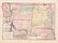 Hardesty: Antique Map Nebraska Dakota Montana Wyoming