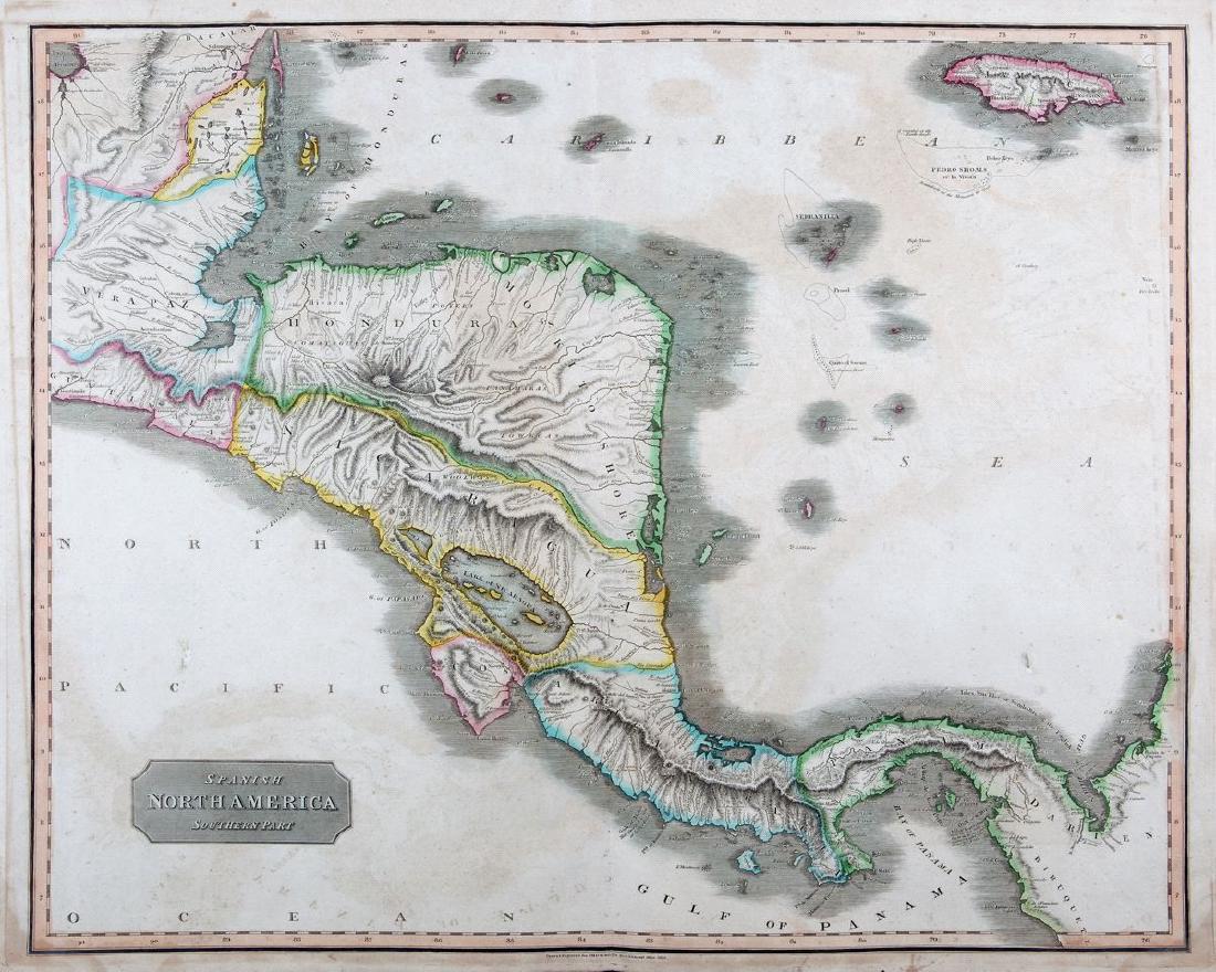 Thomson: Antique Map of Central America, 1816 (1 of 1)