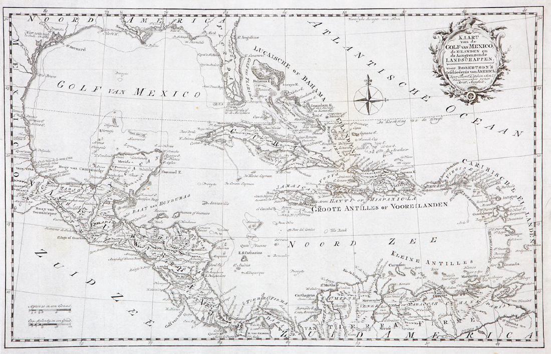 Kitchin: Antique Map Gulf of Mexico / West Indies, 1778 (1 of 1)