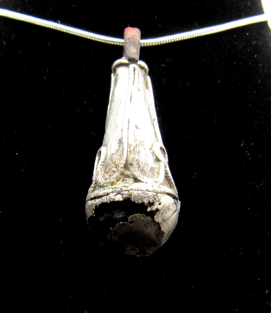 Viking Silver Orb Pendant (1 of 2)