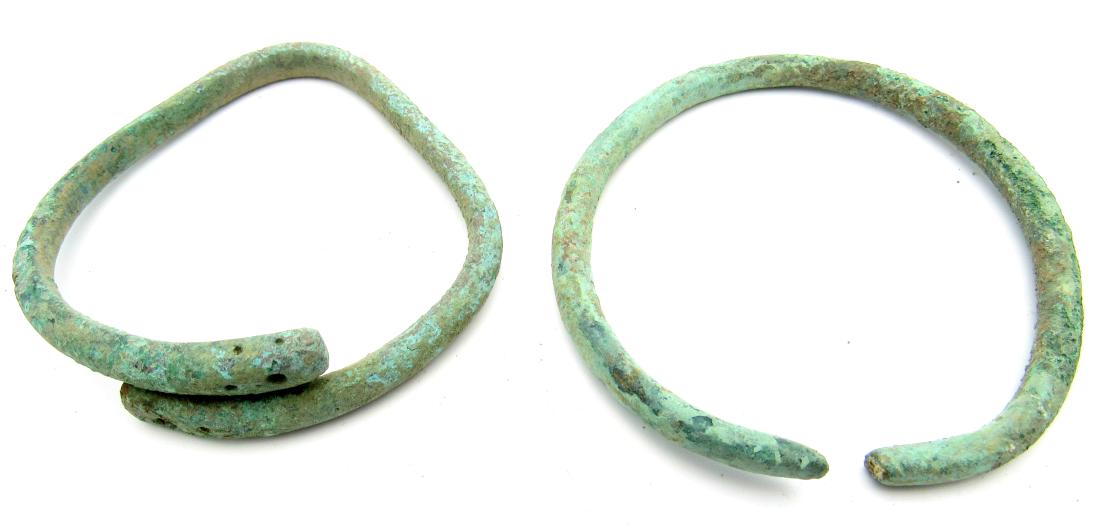 Pair of Viking Bronze Bracelets (1 of 3)