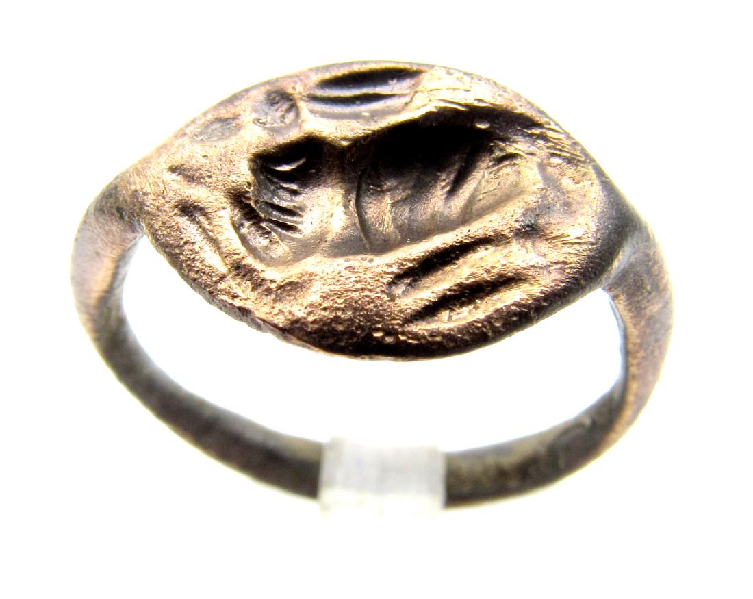 Roman Seal Ring with Animal Motif (1 of 3)