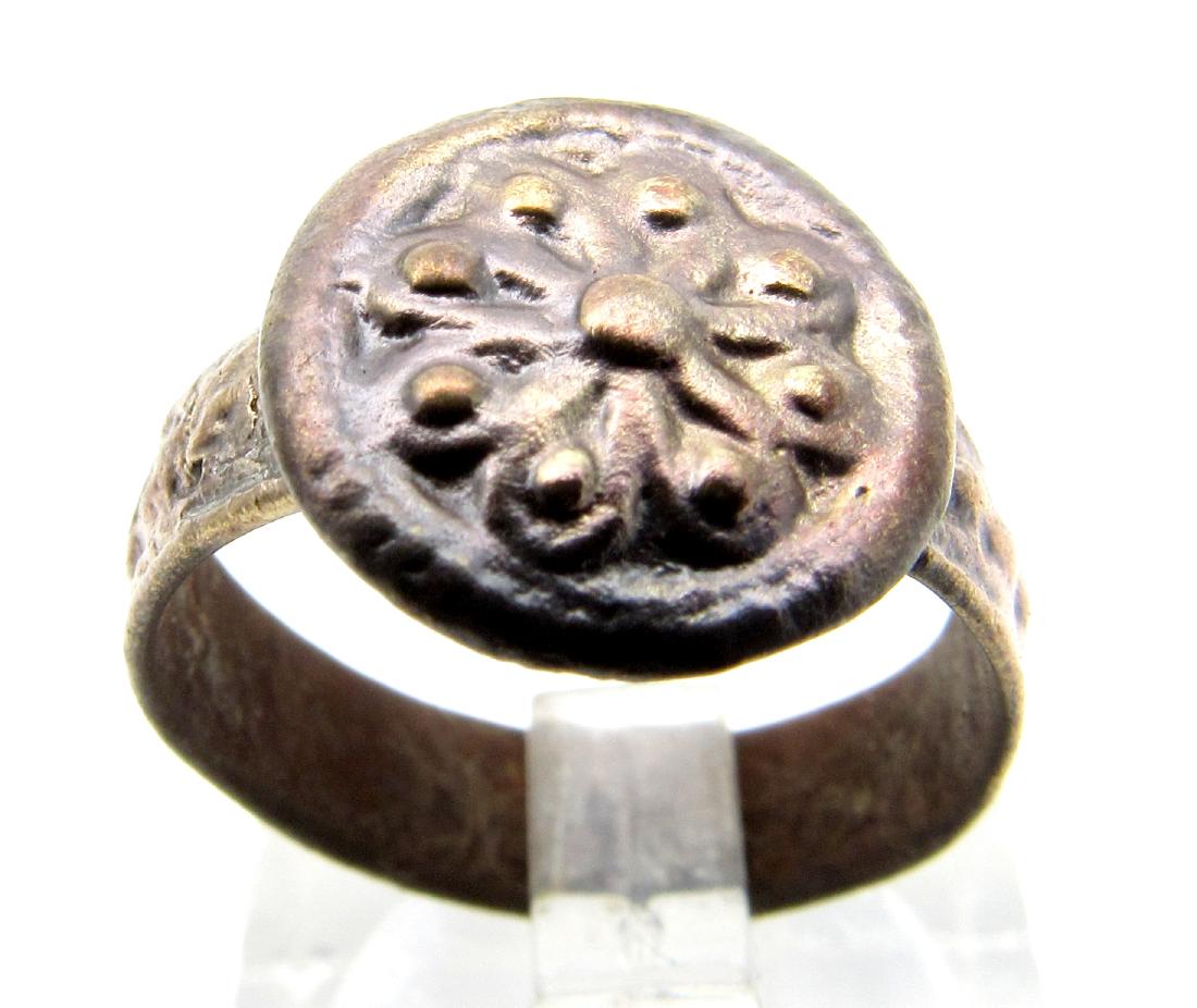Viking Warrior's Ring with Shield Shape Bezel (1 of 3)