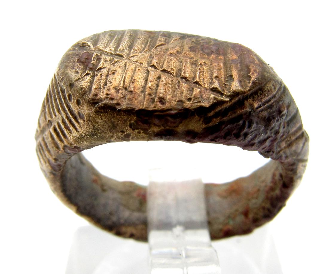 Viking Decorated Children's Ring (1 of 3)
