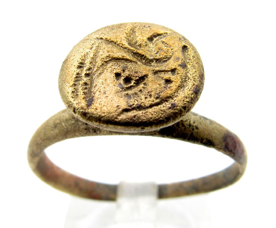Roman Astrological Ring Depicting Archer (1 of 3)