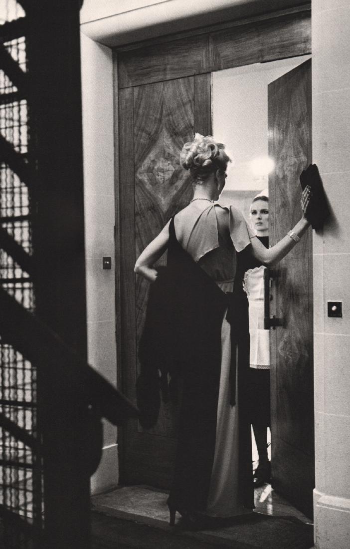 HELMUT NEWTON - 16th Arrondissement, Paris 1976: Artist: HELMUT NEWTON Print Title: 16th Arrondissement, Paris 1976 Medium: Photo-Lithograph Printing Date: 1979 Printed: USA Image size: 9 x 14 inches Helmut Newton(1920-2004) was a German-Australian 