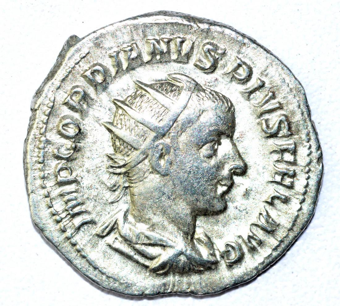 Gordian III AR Antoninianus, rv. Hercules (1 of 2)