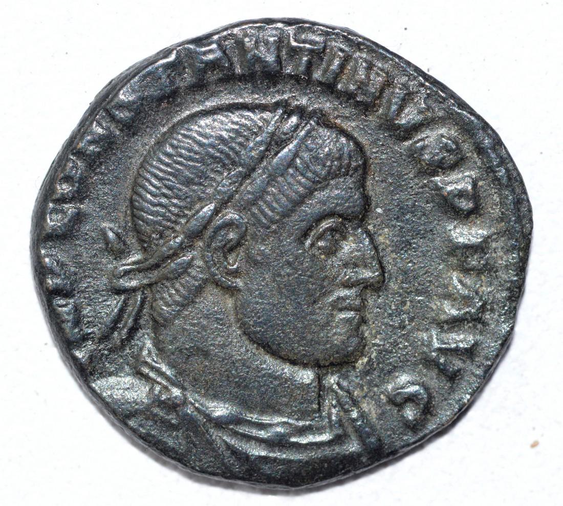 House of Constantine AE Follis, rv. Salus (1 of 2)