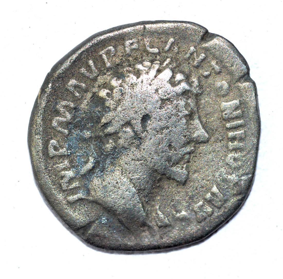 Marcus Aurelius AR Denarius, rv. Providentia (1 of 2)