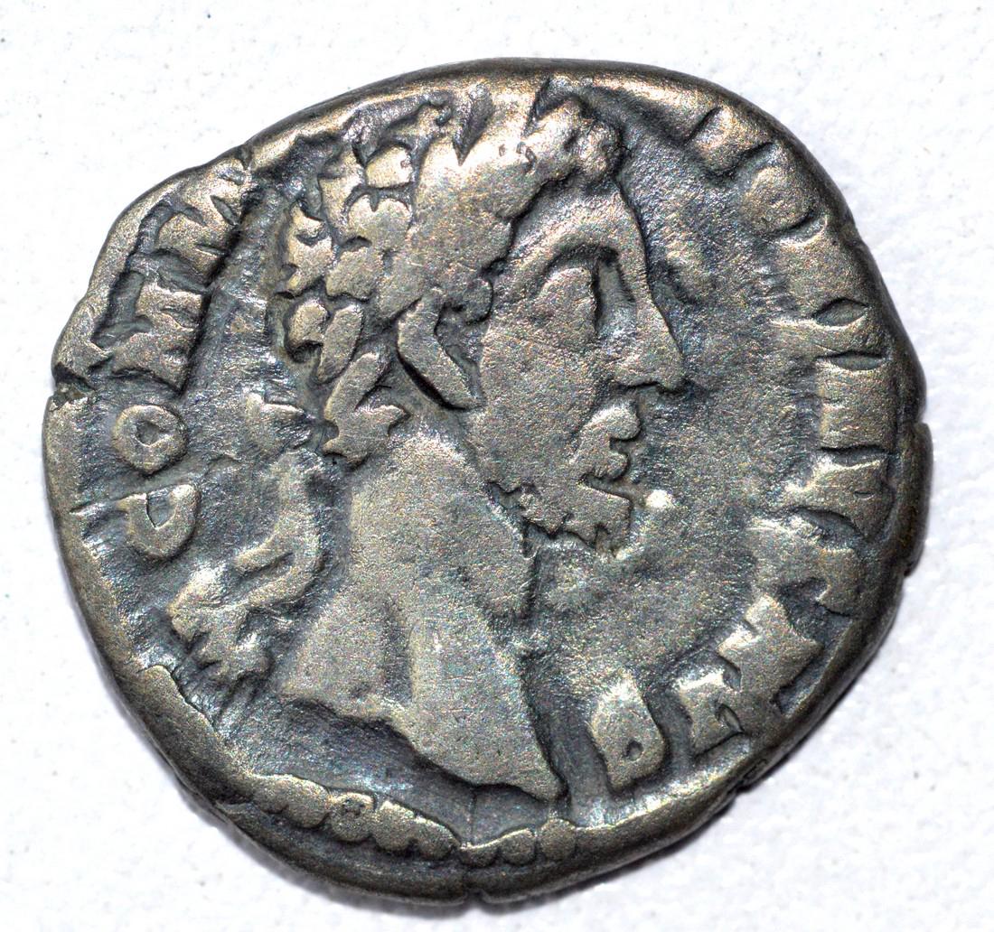Commodus AR Denarius, rv. Salus (1 of 2)