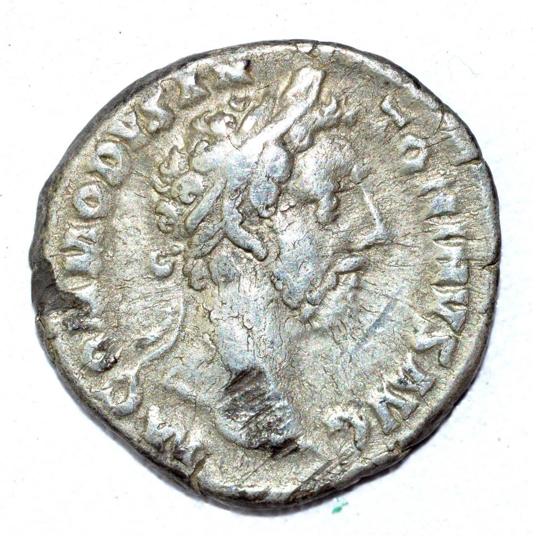 Commodus AR Denarius, rv. Mars (1 of 2)