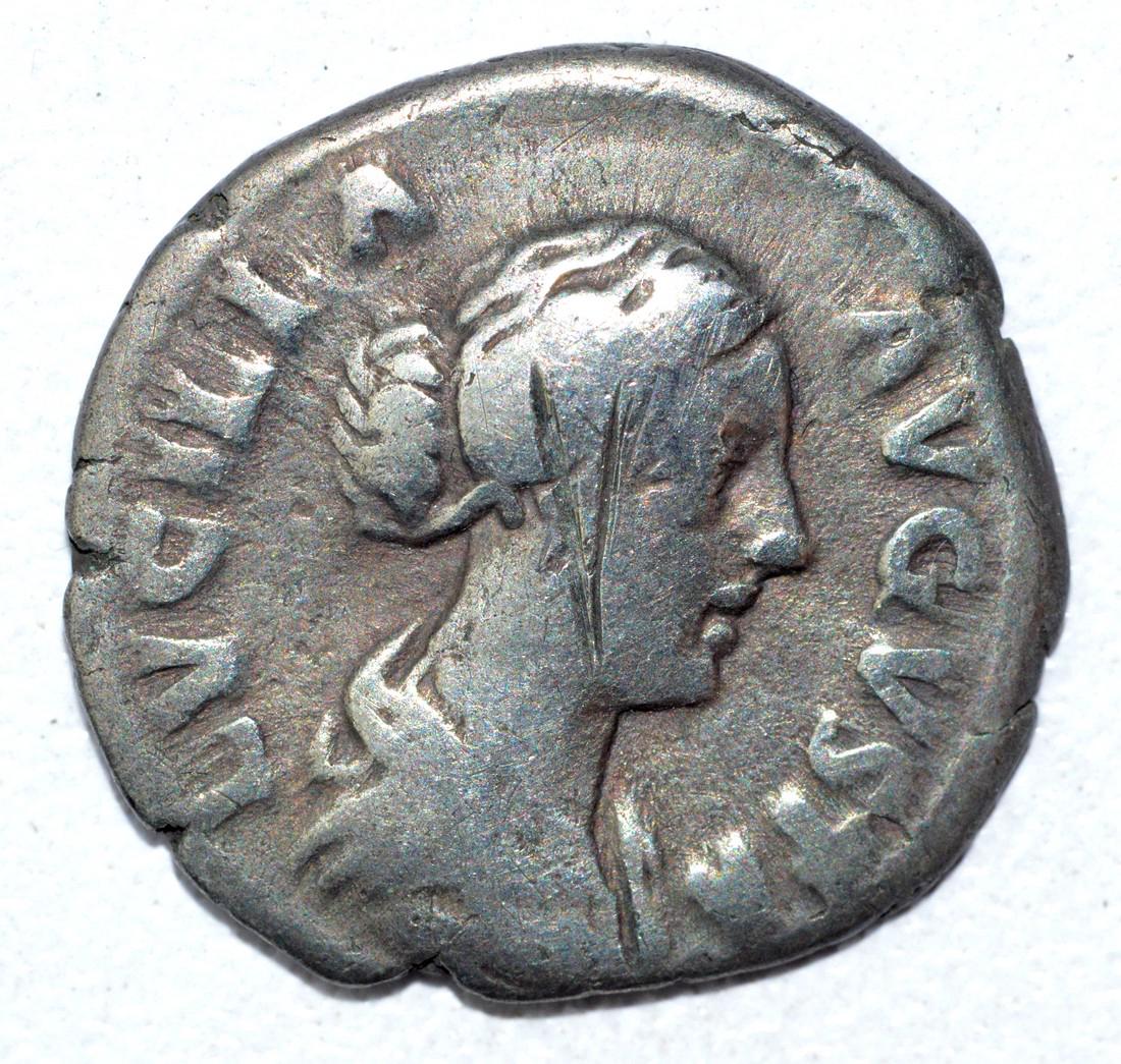 Crispina AR Denarius, rv. Altar (1 of 2)