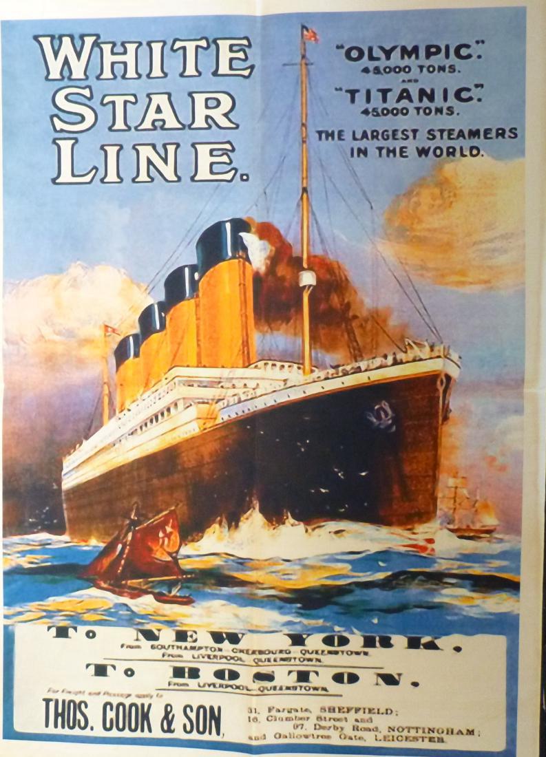 White Star Line Steamship Poster (1 of 1)