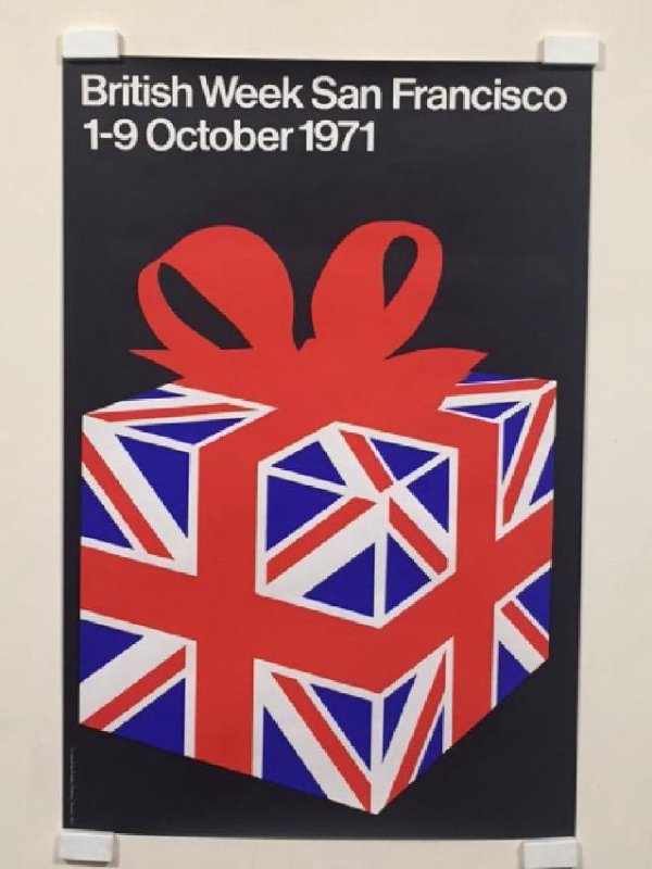 British Week San Francisco Original Vintage Poster (1 of 1)