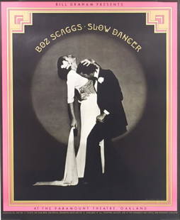 Boz Scaggs Slow Dancer Original Vintage Rock Poster: Boz Scaggs Slow Dancer Original Vintage Rock Concert Poster C 1970 18 1/2 X 23 Artist: Ethan Russell Please note that this lot has a confidential reserve. When you leave a bid in advance of the auctio