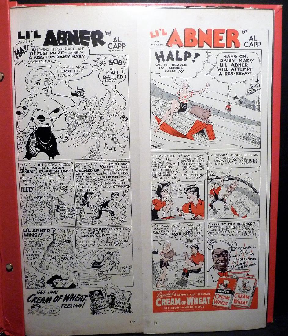 1940' -1950's Li'l Abner Comic Strips and Ephemera: 1940' -1950's Li'l Abner Comic Strips and Ephemera Al Capp Comic strips Li'l Abner is a satirical US comic strip featuring a fictional clan of hillbillies in the impoverished mountain village of Dogpa