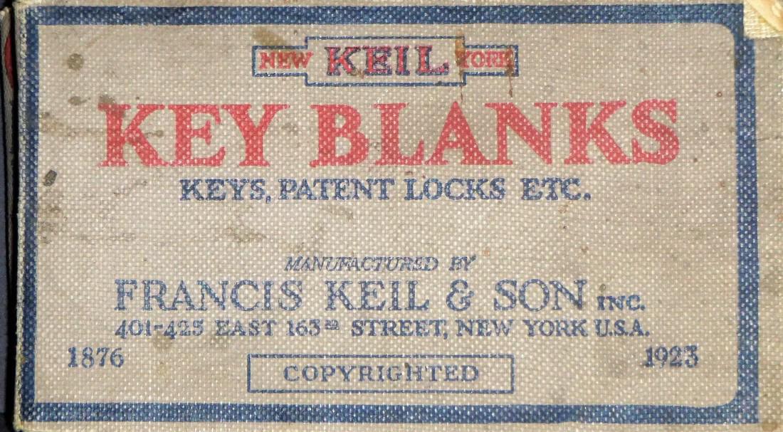 1923 Francis Keil & Son Trade Catalogue - Keys, Locks (1 of 10)