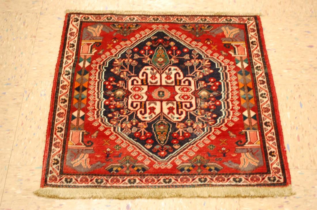 Persian Shiraz Gabbeh Animal Folklore Rug 2.2x2.2 (1 of 6)