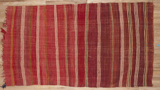 KIlim Rug 4.10x8.6: KIlim Rug 4.10x8.6 Morocco Wool A kilim is a flat woven rug where the weft strands are used to create the design. They nearly always have bold geometric patterns due to the technical difficulties in