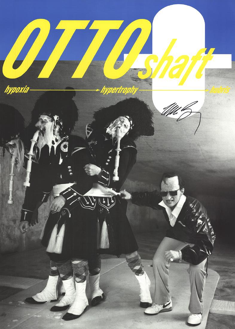 Matthew Barney Signed Offset Lithograph OTTOshaft: OTTOshaft by Matthew Barney, Signed Offset Lithograph. Paper size is 33.5 x 24 inches, with an image size of 33.5 x 24 inches. The Offset Lithograph is from an unknown edition size. and is not framed.