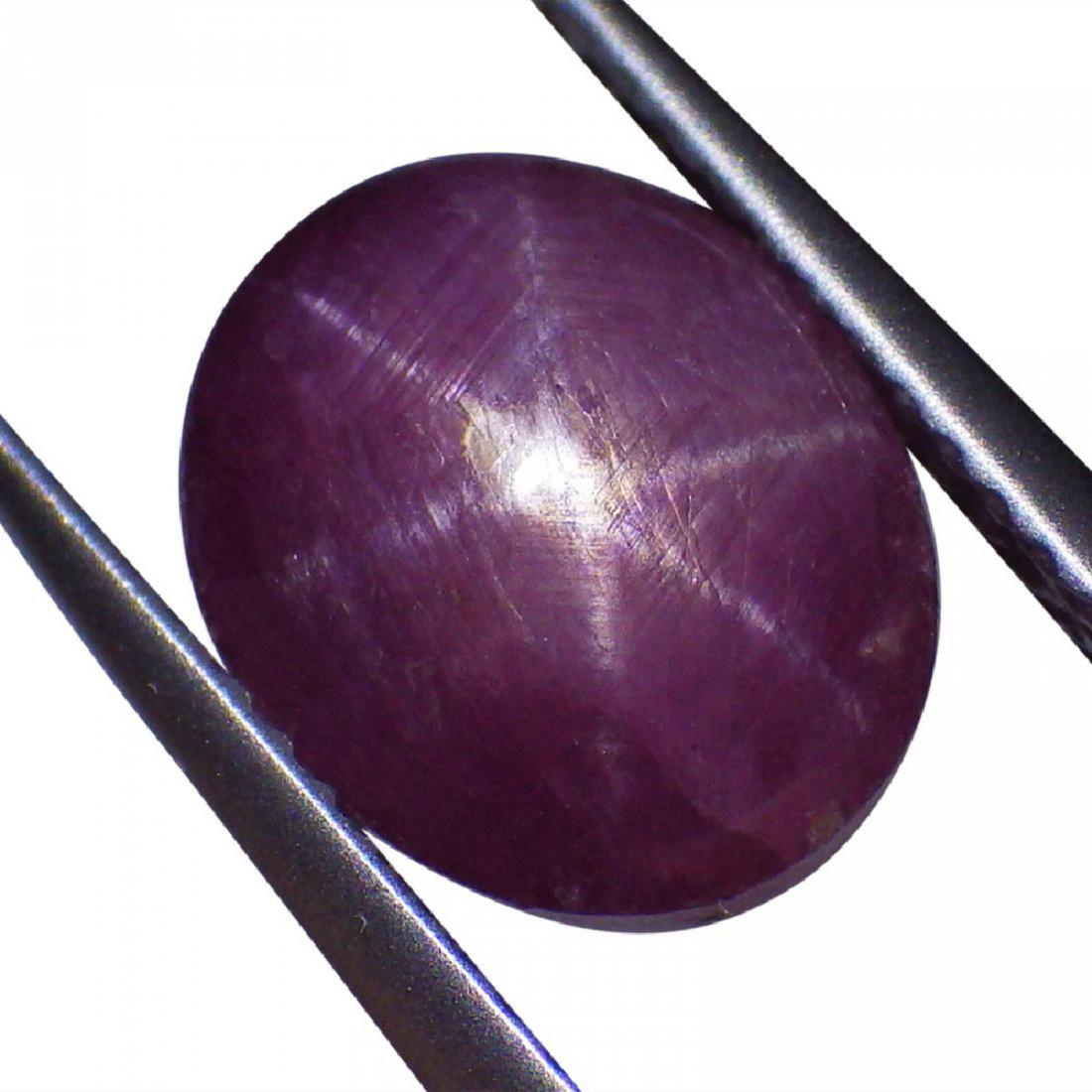 6.01 Carat Loose Oval Star Ruby (1 of 8)