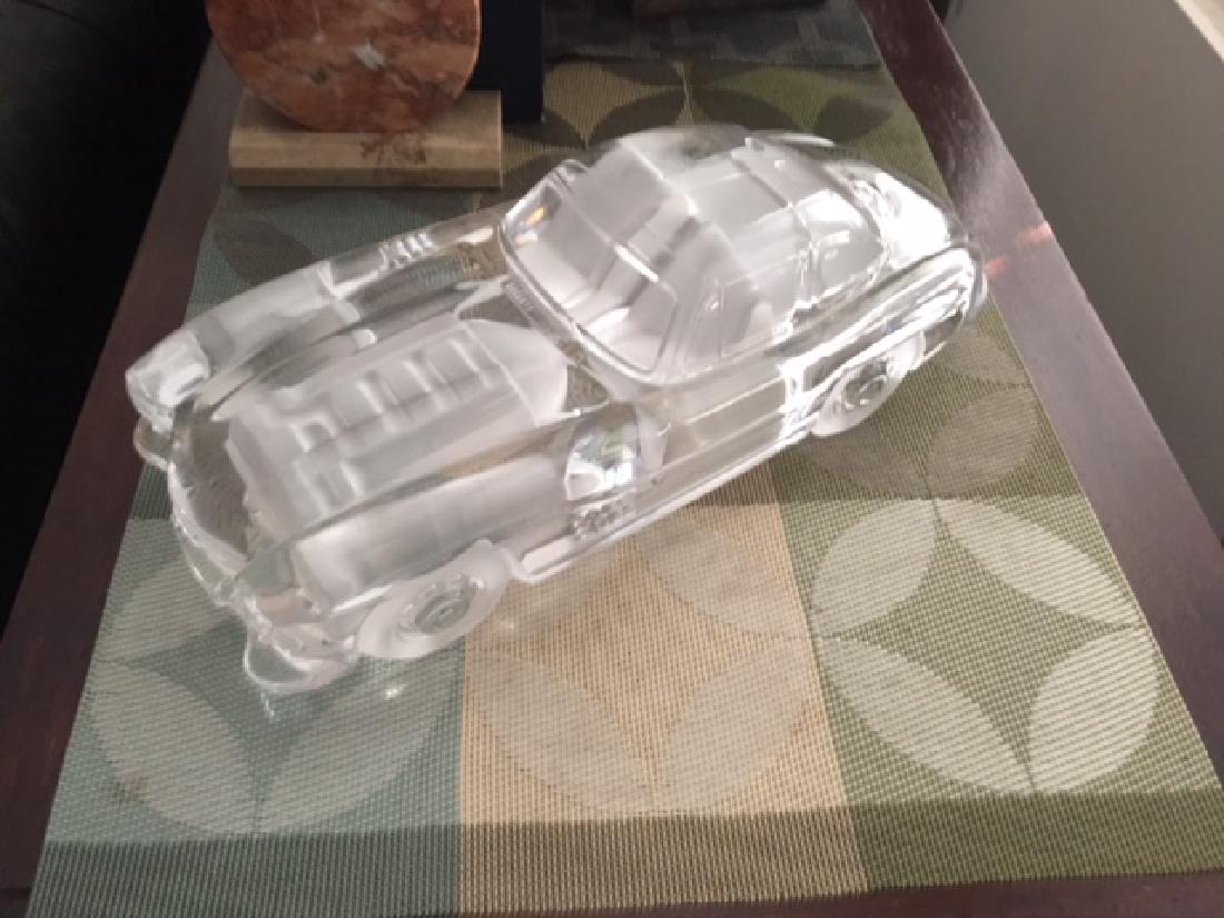 Daum Crystal Mercedes Sculpture Limited Edition (1 of 3)