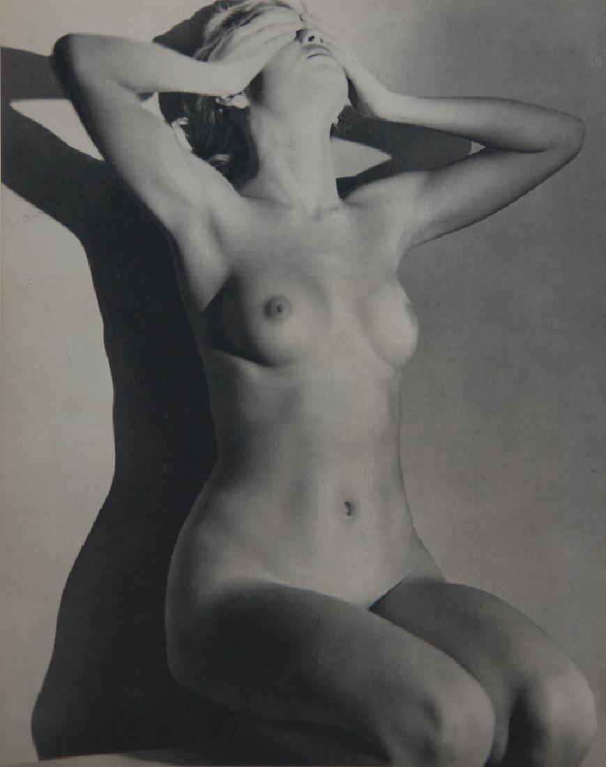 ANDRE DE DIENES - Nude: Artist: ANDRE DE DIENES Title: Nude Medium: 1945-48 Sheet Fed Gravure Dimensions: 9.25x11.5" Mounted on 12x16" conservation quality board With COA Please note that this lot has a confidential reserve.
