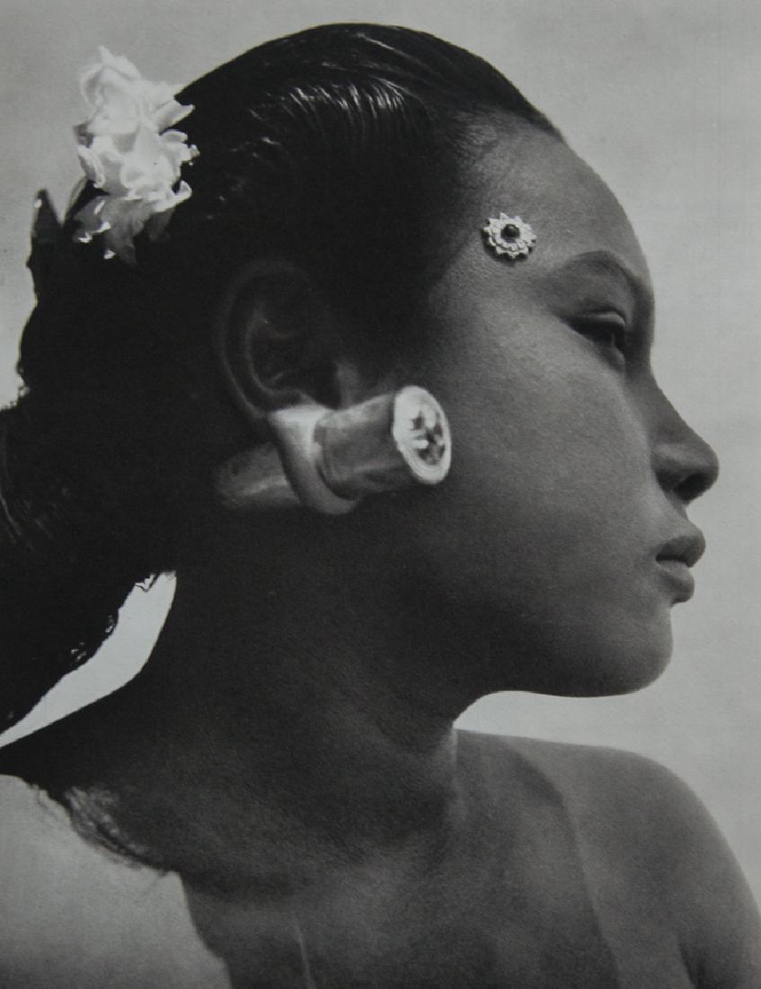 GOTTHARD SCHUH - Portrait of Young Woman, Bali: Artist: GOTTHARD SCHUH Title: Portrait of Young Woman, Bali Medium: 1954 Sheet Fed Gravure, printed in Switzerland Dimensions: 8x10" image Mounted on 12x16" conservation quality board With COA Please