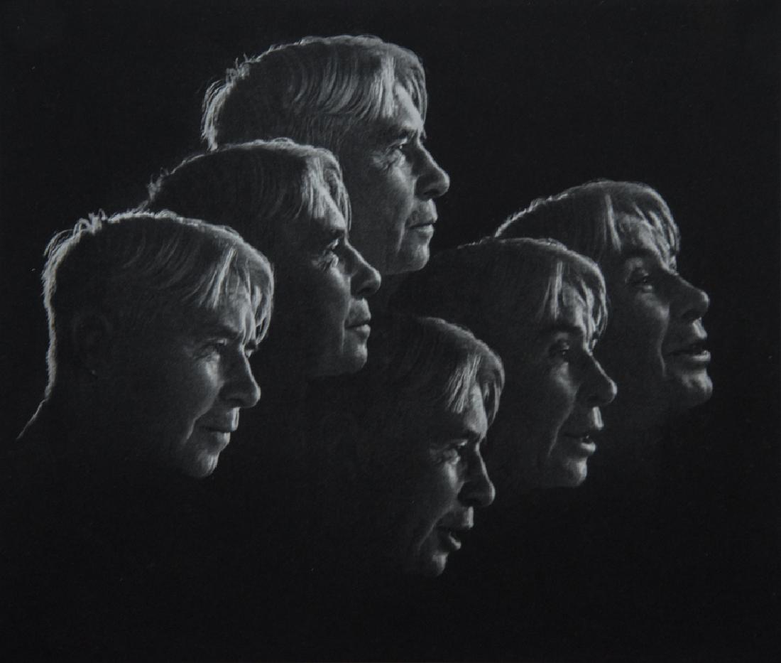 EDWARD STEICHEN - Carl Sandburg, 1936: Artist: EDWARD STEICHEN Title: Carl Sandburg, 1936 Medium: 1960 Sheet Fed Gravure, printed in Germany Dimensions: 9.75x8.25" Mounted on 11x14" Conservation Quality Board With COA Edward Steichen was b