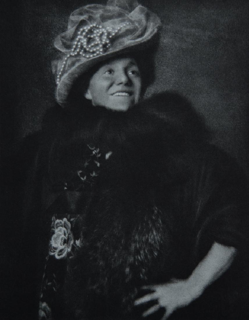 EDWARD STEICHEN - Yvette Guilbert, 1908: Artist: EDWARD STEICHEN Title: Yvette Guilbert, 1908 Medium: 1960 Sheet Fed Gravure Dimensions: 8.5x11" Mounted on 12x16" conservation quality board With COA Edward Steichen was born in Luxembourg but