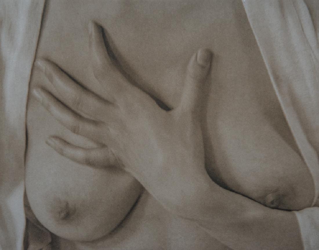 ALFRED STIEGLITZ - Georgia O'Keeffe, 1919: Artist: ALFRED STIEGLITZ Title: Georgia O'Keeffe, 1919 Medium: 1983 Tri-tone Photo Litho, printed in the USA Dimensions: 8.5x6.75" Mounted on 11x14" Conservation Quality Board With COA Alfred Stieglit