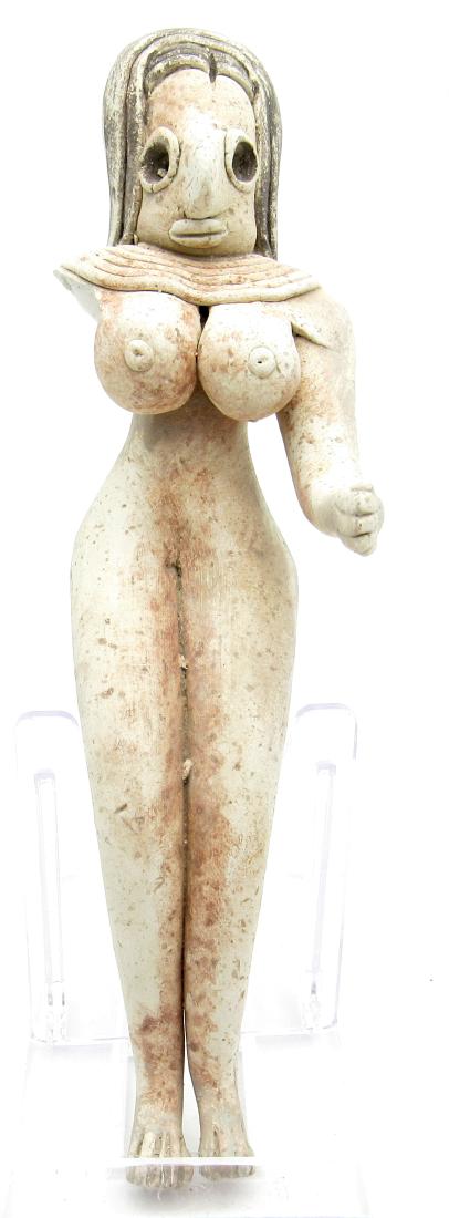 Ancient Indus Valley Seated Female Idol (1 of 4)