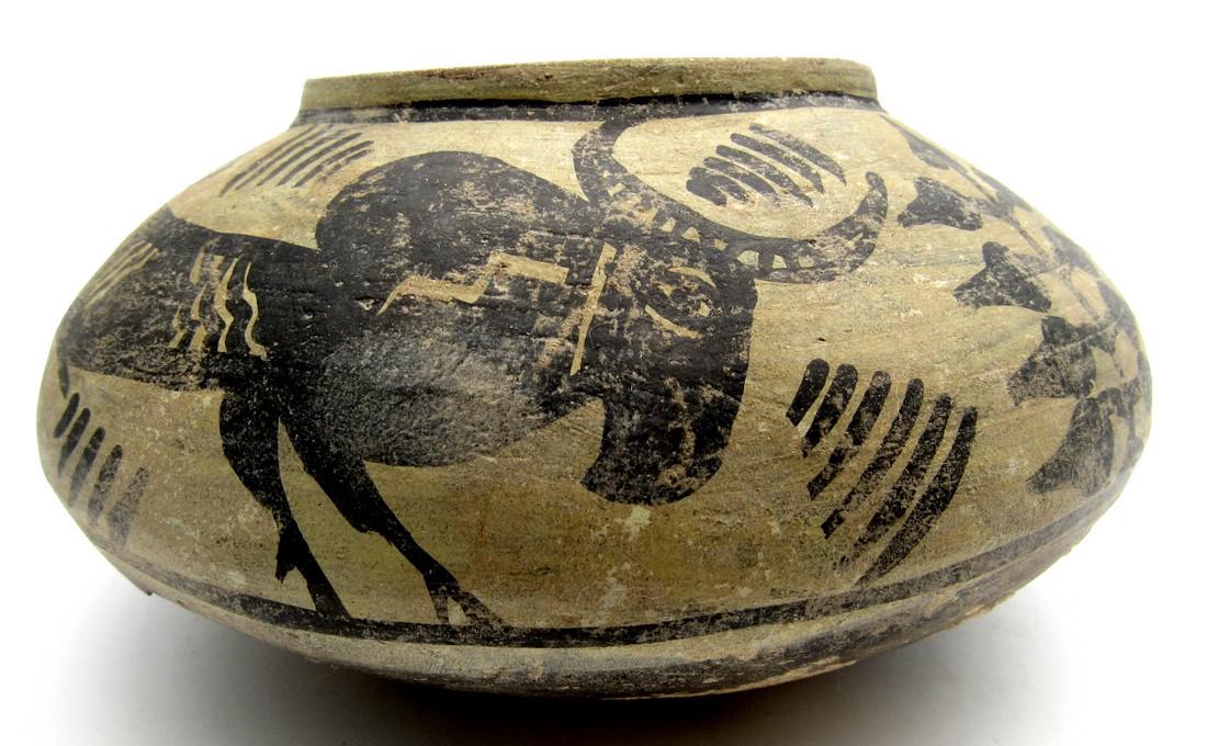 Ancient Indus Valley Jar With Bull Motif (1 of 4)