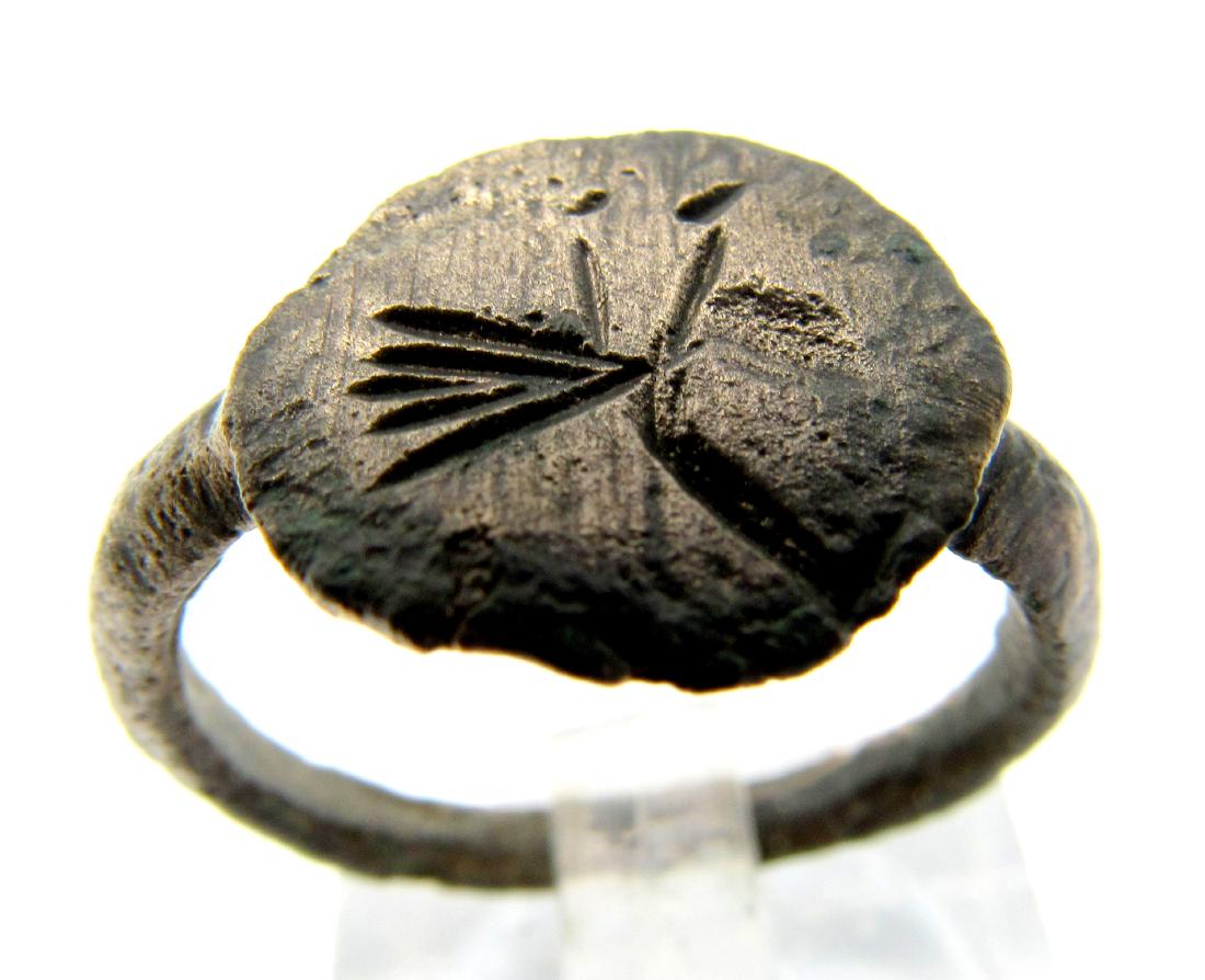 Medieval Viking Ring With a Mythological Creature (1 of 3)