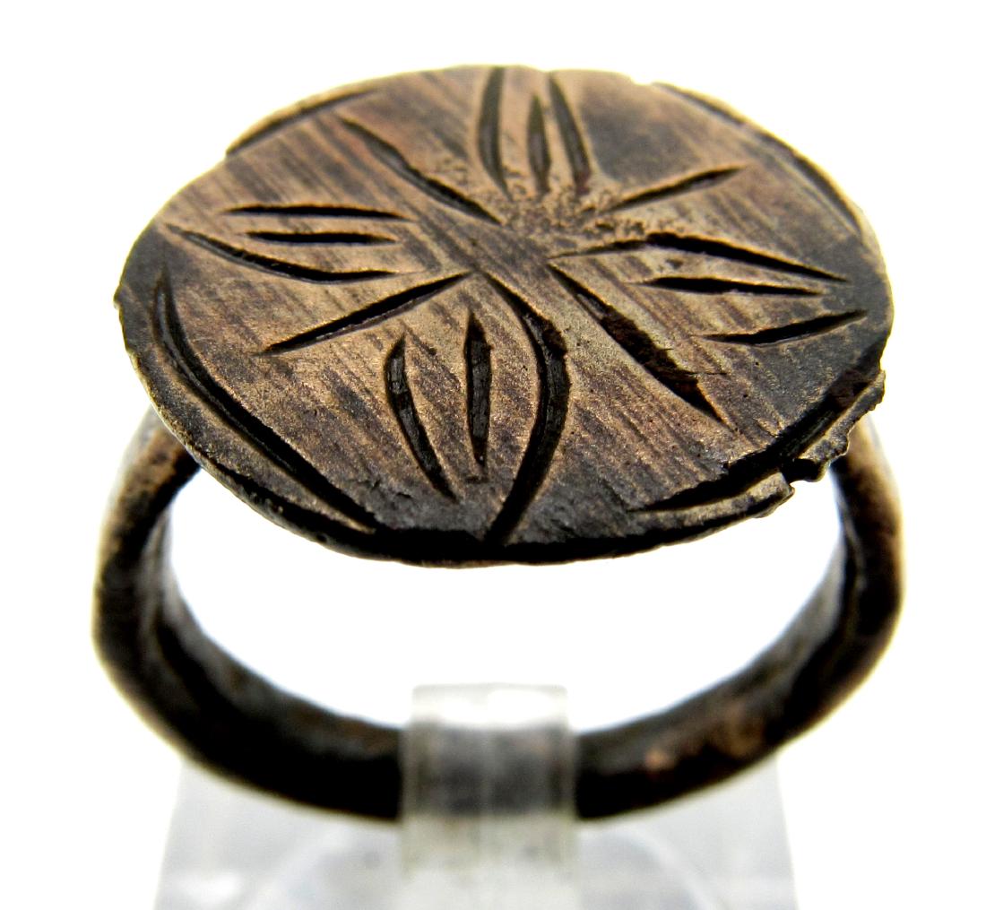 Medieval Crusaders Ring With the Star of Bethlehem (1 of 3)