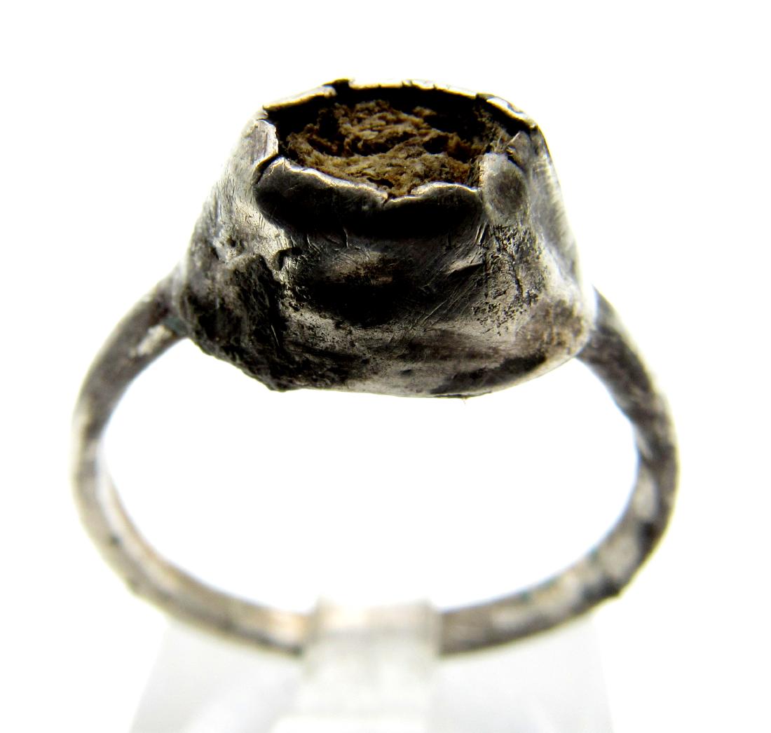 Medieval Saxon Ring With Enamel (1 of 3)