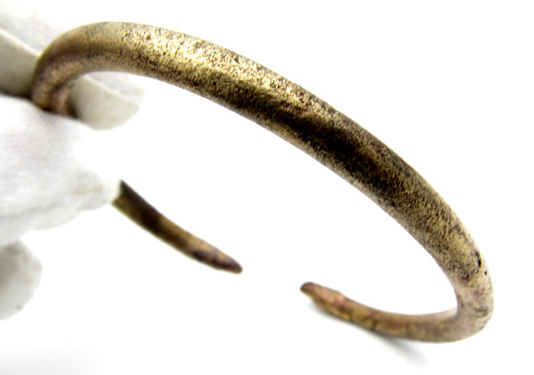 Medieval Viking Bracelet With Snake Head Terminals (1 of 3)
