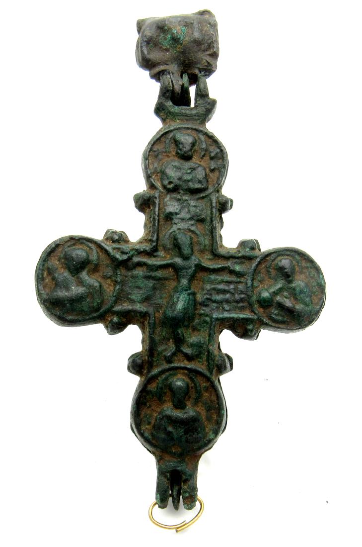 Knights Templar "Holy Land" Reliquary Cross Mary Jesus (1 of 4)